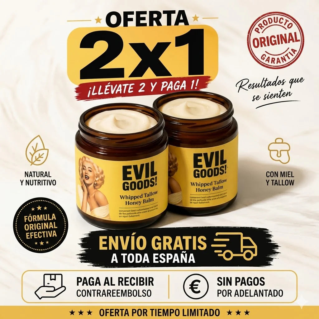 EVIL GOODS - LA CREMA NATURAL QUE REPARA TU PIEL ¡OFERTA ESPECIAL!