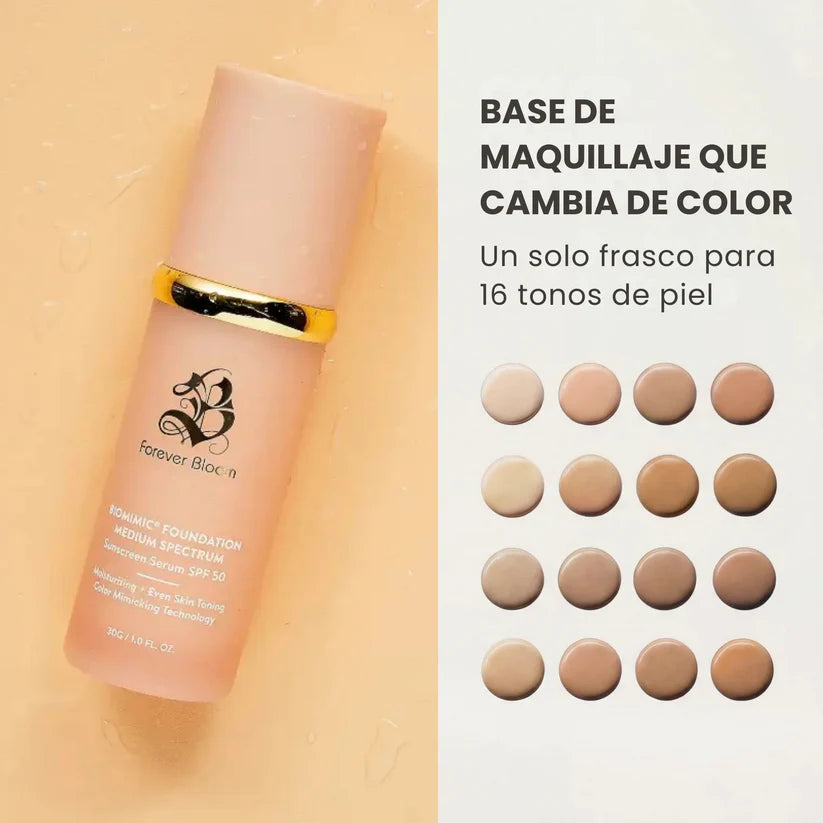 Una base de maquillaje que se adapta a tu piel.