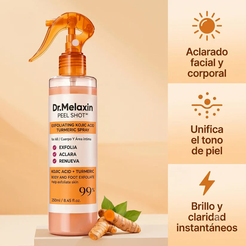 Dr Melaxin Body Peel Spray - Kojic + Turmeric