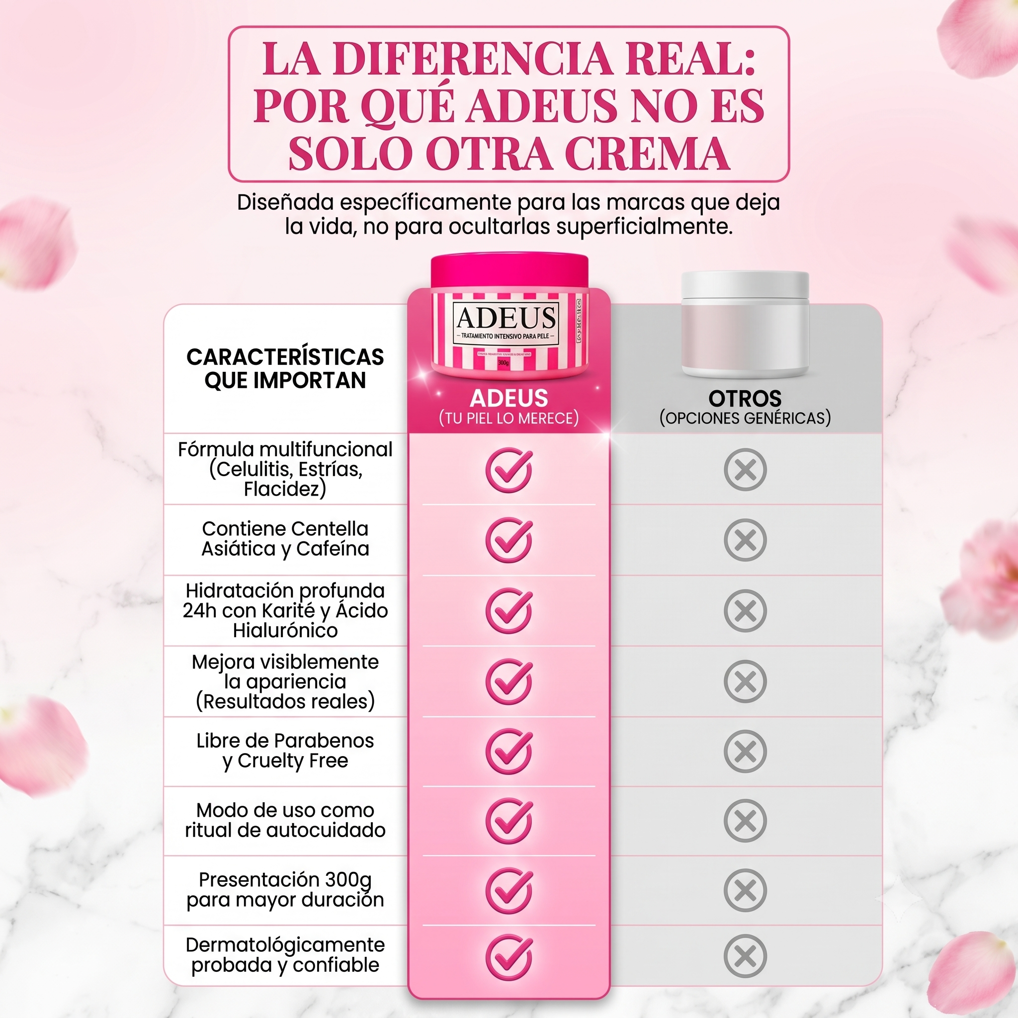 ADEUS Creme para Massagem Corporal 300 g