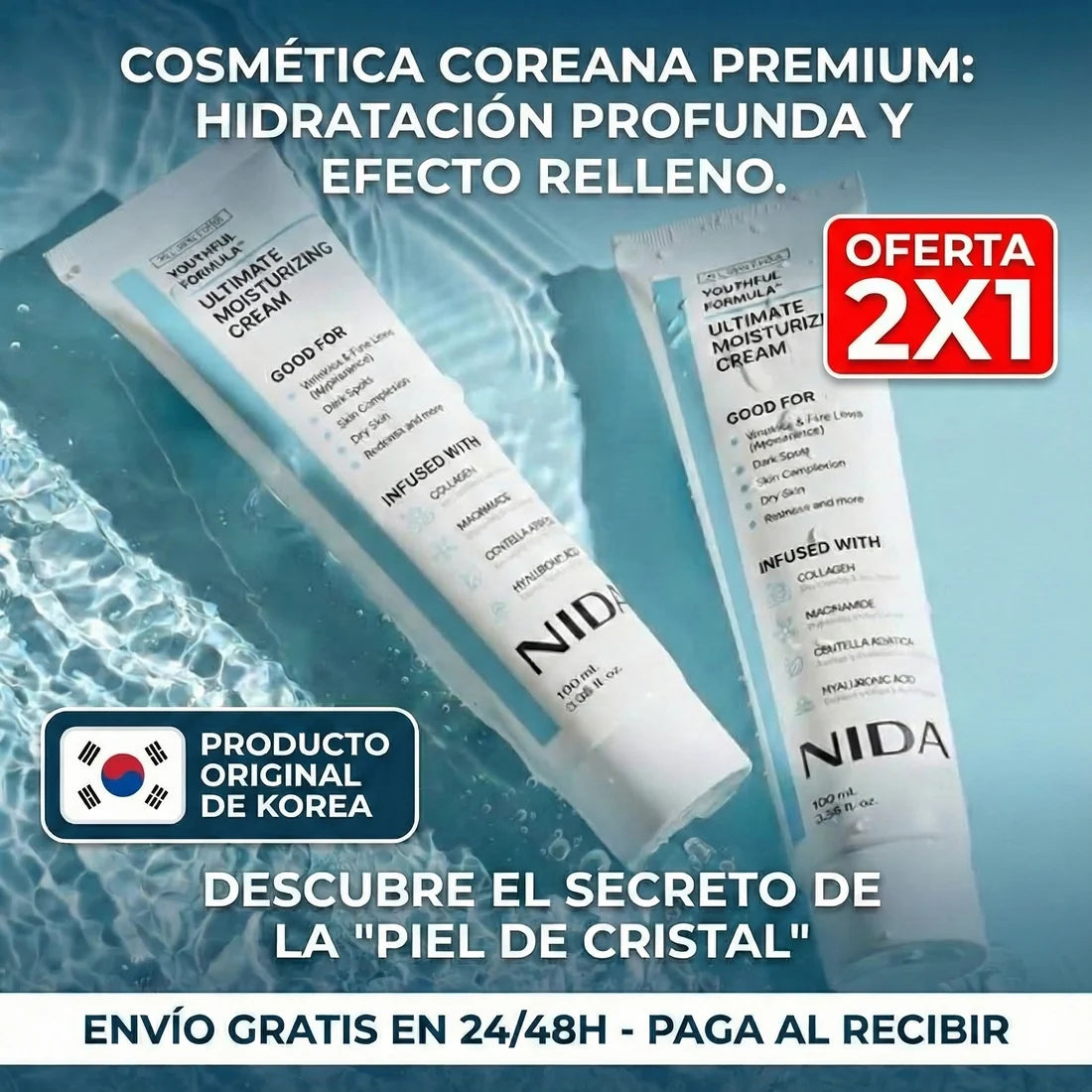 Crema Facial Rejuvenecedora Coreana