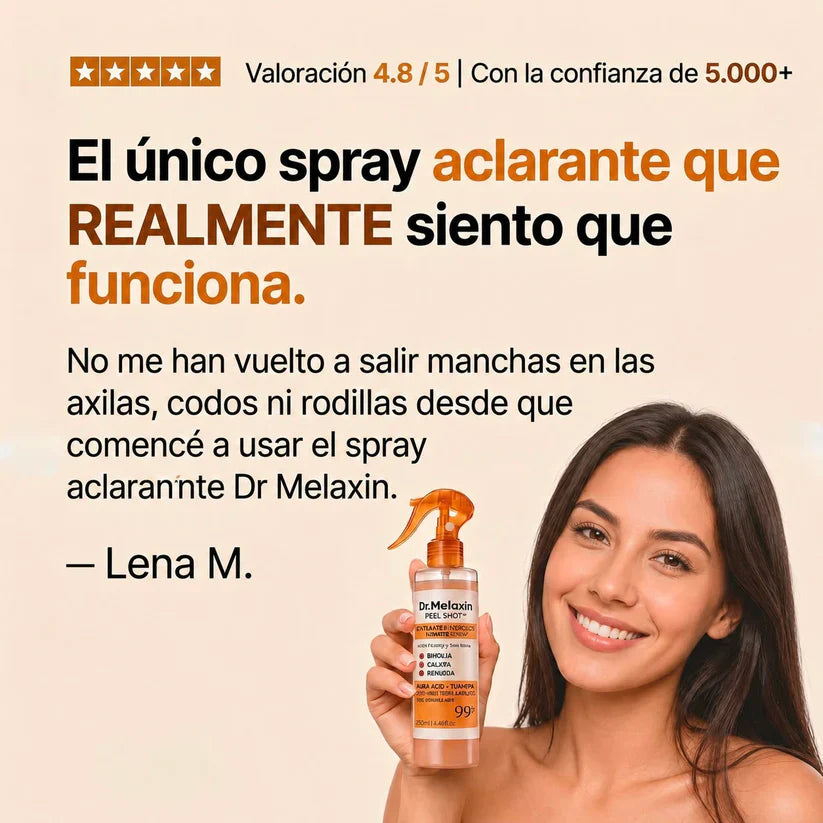 Dr Melaxin Body Peel Spray - Kojic + Turmeric