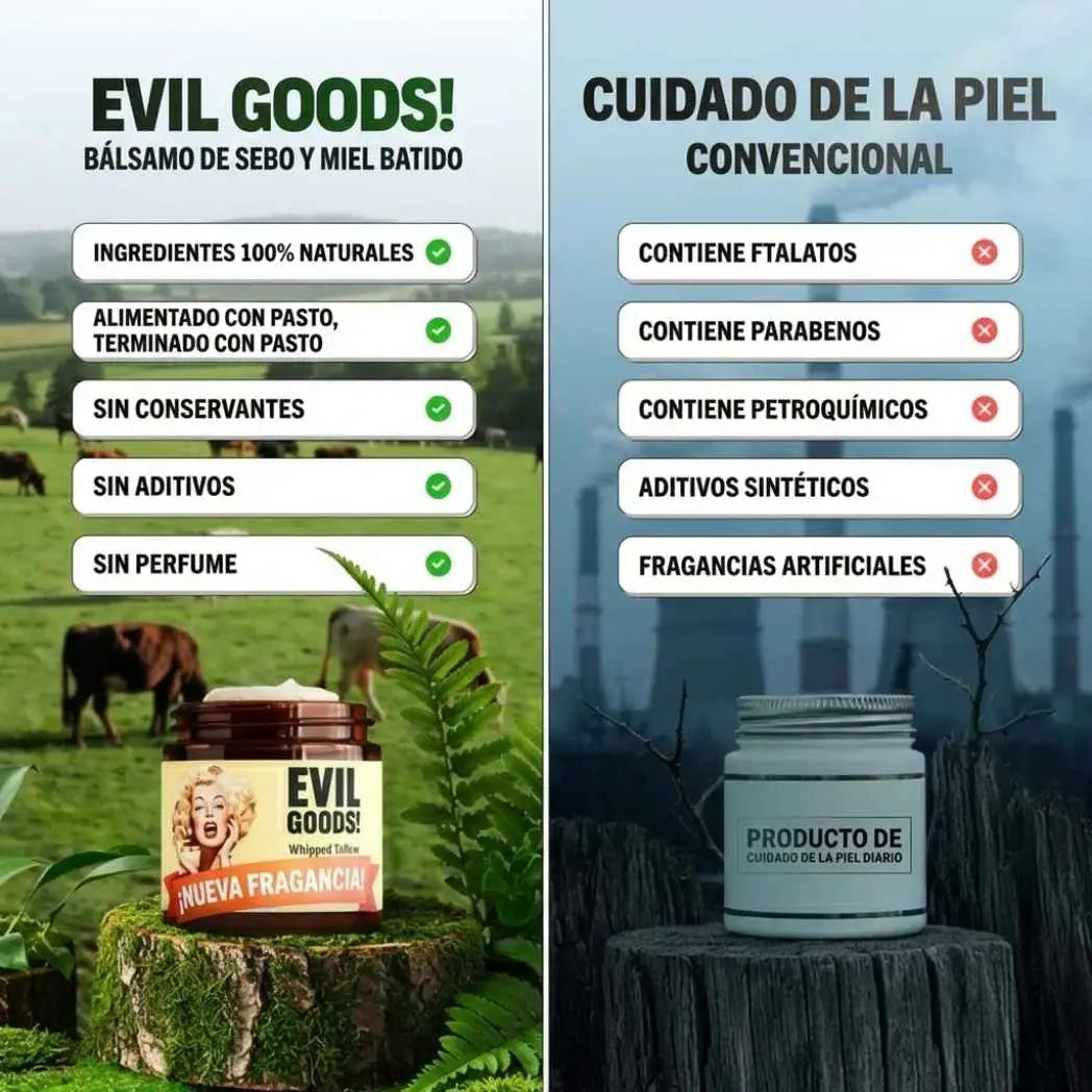 EVIL GOODS - LA CREMA NATURAL QUE REPARA TU PIEL ¡OFERTA ESPECIAL!