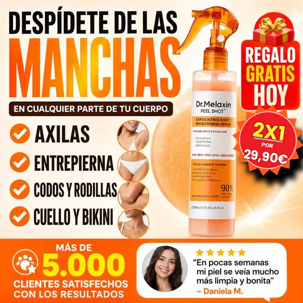 Dr Melaxin Body Peel Spray - Kojic + Turmeric